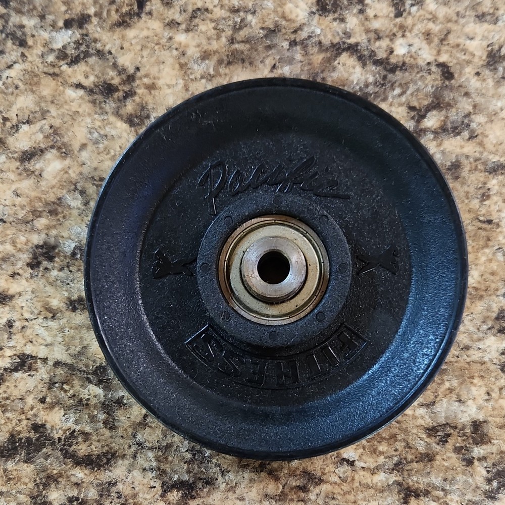 Pacific Fitness Gym Replacement Part for Cable Wheel 4 1/2″ Diameter