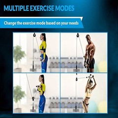 Pulley Weight System Gym,Home Fitness Equipment.Heavy Duty Material M7,M9 Buckle