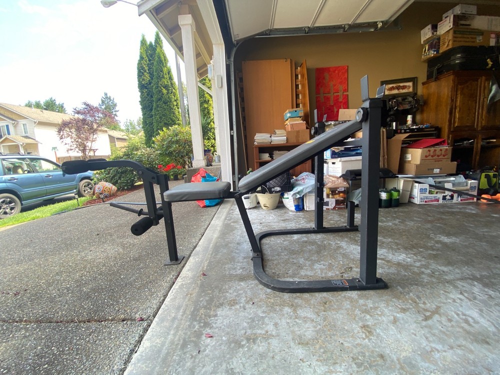 Weider 160 weight bench/home gym set