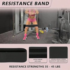 9-Piece Barbell Pad Set With Hip Bands, Lifting Straps & Ankle Straps – Gym Kit