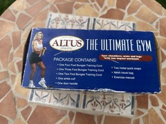 Altus Athletic The Ultimate Gym Portable Kit w/ Bungee Cord, Door Handle, Bag