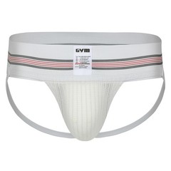 Mens Old School Jockstrap Large White 1-Pack Athletic Supporter Underweart