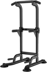 Power Tower Adjustable Height Pull Up & Dip Station Multi-Function Home Strength