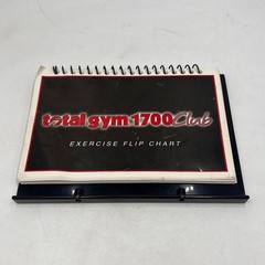 Total Gym 1700 Club Flip Chart Exercise