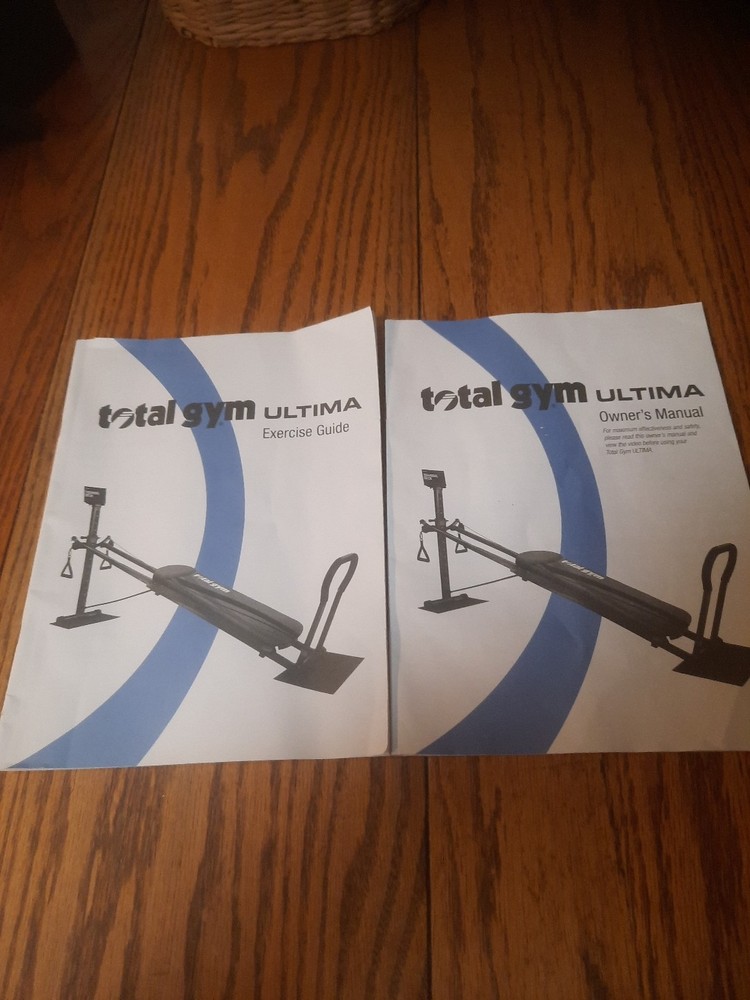 Total Gym Ultima Exercise Guide & Owner’s Manual Instruction Booklets