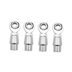 2Pcs 5/8 inch Heim Joints Rod End Kit, .625″ Chromoly Heim Joints Panhard Rod