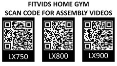 LX750 Multifunctional Full Home Gym System Workout Station with 122.5 Lbs Weight