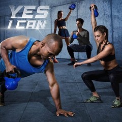 10 lb Vinyl Coated Cast Iron Kettlebell – Durable Home Gym Fitness Equipment