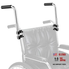 2 Pack Wheelchair Handle Extenders (300lbs Weight Capacity) Stroller Handle