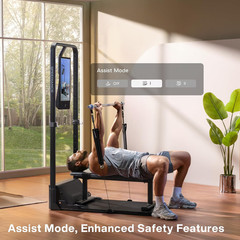 Smart Home Gym, Multi-Functional Gym Machine for Full Body Strength Training, Al