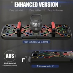 Push Up King Multifunctional 30 In 1 Portable Home Gym Board With Smart Counting