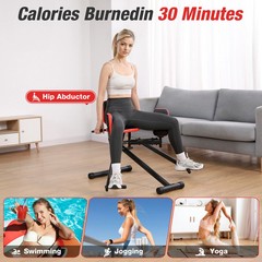 Hip Abductor Machine 300 lb Capacity – Home Gym for Glutes and Thighs