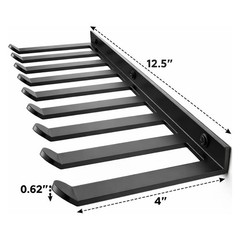 Wall Mounted Home Gym Equipment Storage Rack for Resistance Bands, Cable9254