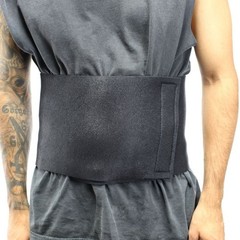 Perrini 8″ 10″ 11″ 12″ Black Waist Slimmer Back Support Belt Tummy Belt