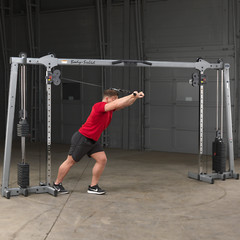 Body Solid Deluxe Cable Crossover GDCC250 Selectorized Home Gym Exercise Station
