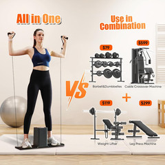 Portable & Foldable Strength Training Cube Machine For Full Body Workouts NEW