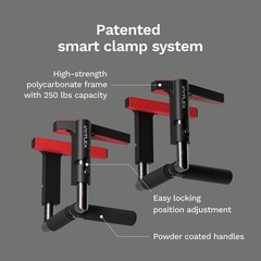 Jayflex CrossGrips Compact Pull Up Bar – Pull Up Bar Door Frame for Work from…