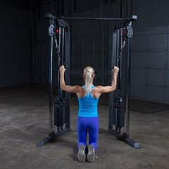 Body-Solid Powerline Functional Trainer Cable Machine, Dual 210lbs (PFT100/2)
