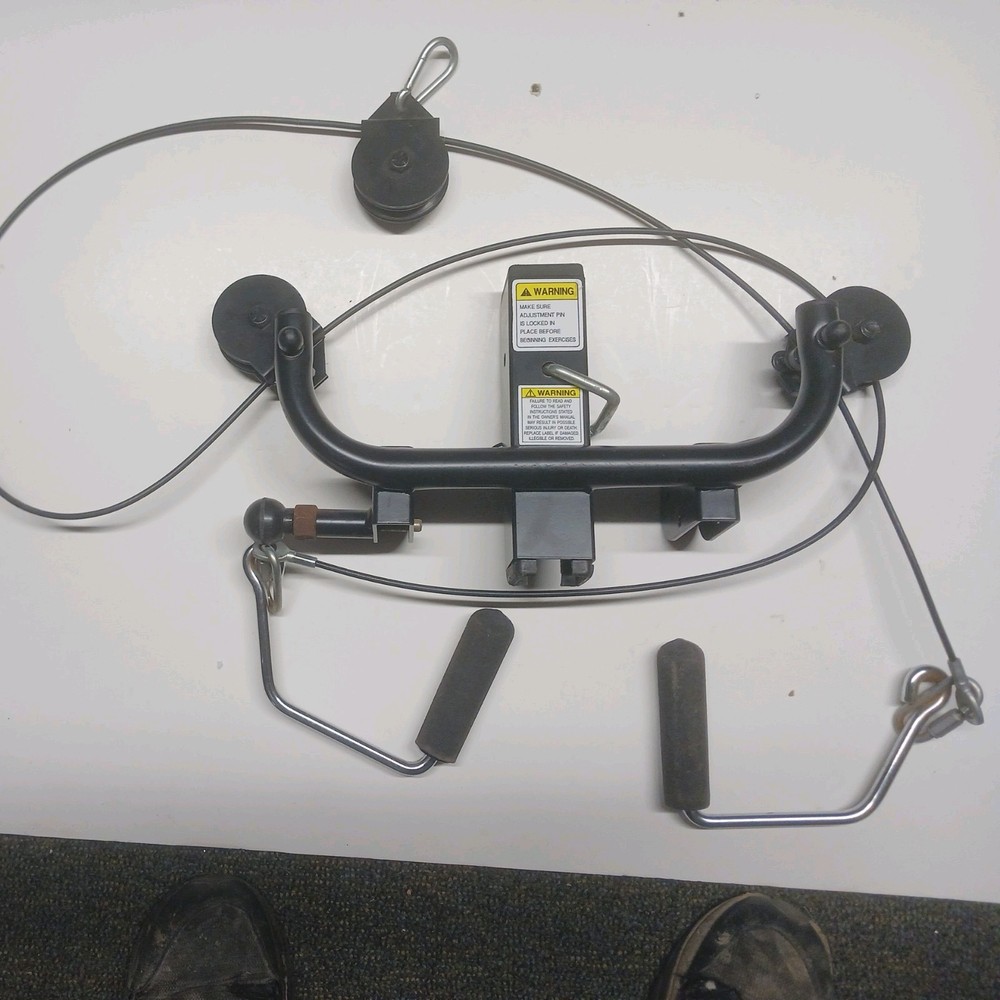 Total Gym Ultra Height Adjustment, complete with Pin,handles,cables,pulleys.