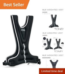 Versatile 8 lb Tone Weighted Vest – Ideal for Running & Strength Training