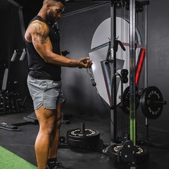Titan Fitness Plate-Loaded Adjustable Multi-Station Functional Trainer, 660 lb,…