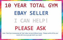 Total Gym Flex Parts & Accessories – Squat Stand AbCrunches Pins DVDs +More