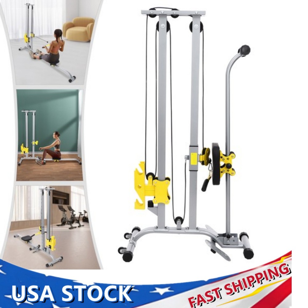 Low Row Cable Fitness Exercise Body Workout Strength Training Bar Machine