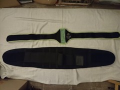 Lot 2, Zumba Fitness Belt for Wii Remote, & Support Belt,Sz XL 45 Lg x 9 in Wide