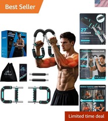 Twister Arm Trainer: Ergonomic Chest & Arm Workout, 5 Adjustable Resistance L…