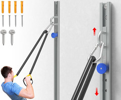 Wall-Mounted Anchor Fitness System – Adjustable, Multi-Functional, Space Saving