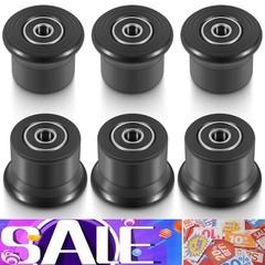 6-Pack Rolling Seat Trolley Wheels fits Bowflex Blaze Classic,Elite,Motivator 2