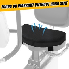 MABOZOO Exercise Bike Seat Cushion, Comfort Recumbent Cushion Black