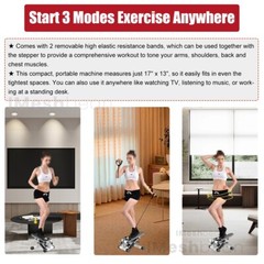 Ab Abdominal Trainers Sit-up Bench Pedal Exerciser Fitness Machine With Stepper