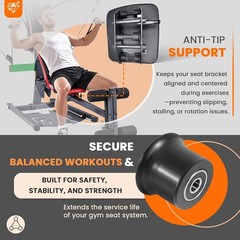 For Bowflex Rolling Seat Trolley Wheels Fit Blaze Classic, Motivator 2, PR1000