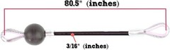 2 x 80″ Long Replacement Cables (w/hooks) For Bowflex Xtreme / Xceed Gyms – PAIR