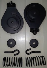 TWO USED OVERHEAD PULLEY WHEELS for LAT TOWER Bowflex Revolution XP