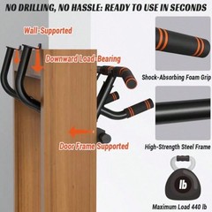 Sportneer Doorway Pull Up Bar – 440lbs Multi-Grip Folding Chin Up Bar