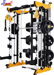 3059 Smith Machine Home Gym Equipment with 1000 Lbs Weight Capacity 2000 Lbs Cab