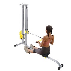 Low Row Cable Fitness Exercise Body Workout Strength Training Bar Machine