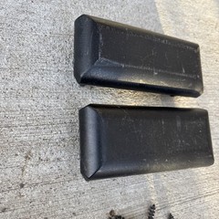 Bowflex Power Pro XTL Ultimate Rail End Cap Rectangle Replacement Parts 2 Pieces