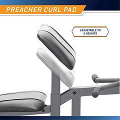 Standard Weight Bench Incline with Leg Developer and Butterfly Arms,