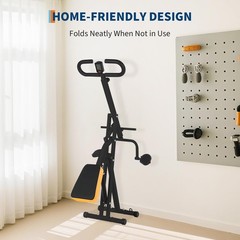 Squat Machine with 12 Adjustable Resistance Levels, Foldable Squat Assist Traine