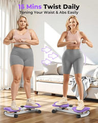 Waist Twister Machine 300Lbs, Ab Board For Women, Core Workout & Home Gym