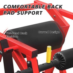 Hip Thrust Machine Bridge Machine w Weight Holder Butt Exercise Equipment