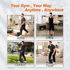 Portable Smart Home Gym | All-In-One 5-180LBS Resistance Adjustable Trainer for
