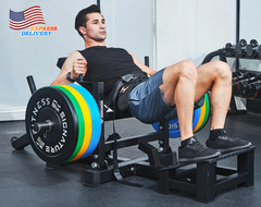 Glute Bridge Plate-Loaded Hip Thrust Machine Strength Training Equipment