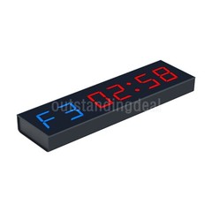 1.8″ 6-Digit LED Gym Timer Boxing Timer Supports Countdown Count-up ot25