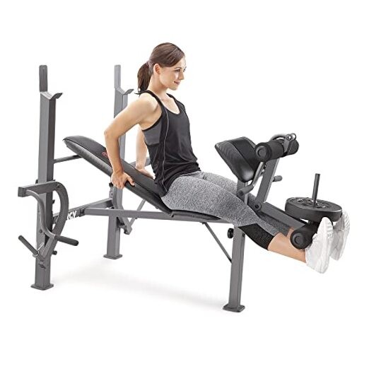 Standard Weight Bench Incline with Leg Developer and Butterfly Arms,