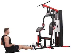Multifunctional Home Gym System Full Body Workout Station 330lb Weight Workout