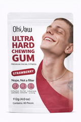OhJaw Ultra tough Jawline Chewing Gum. Facial Fitness Beauty Editor. (3-pack)